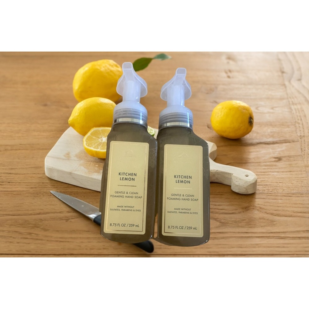 Bath & Body Works Kitchen Lemon Gentle & Clean Foaming Hand Soap 8.75 fl oz #2